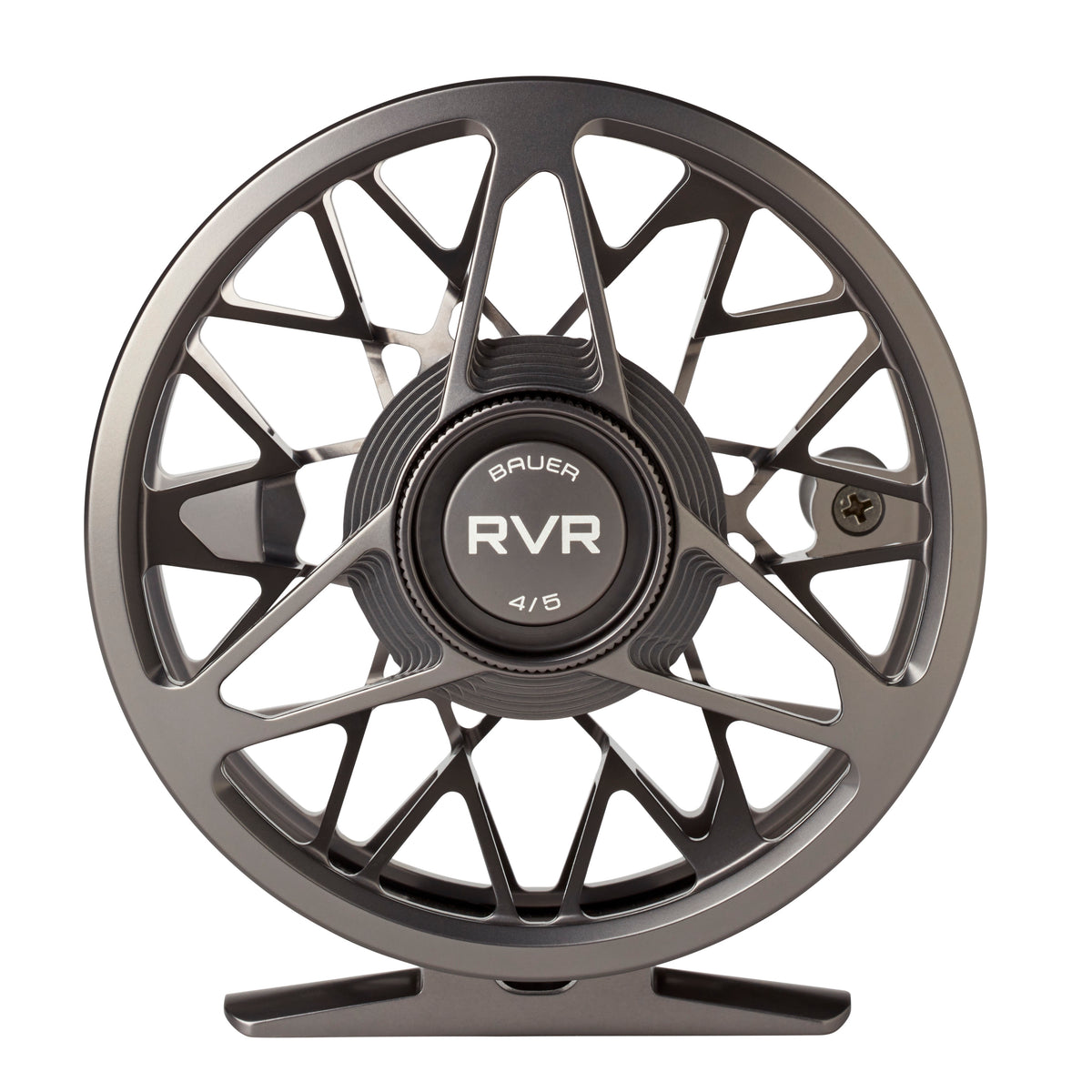 Bauer RVR Fly Reel - Charcoal/Silver